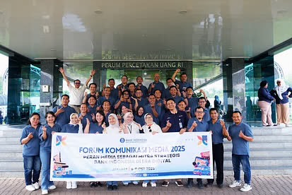 30 Jurnalis Kalteng Ikuti Tur Eksklusif ke Peruri