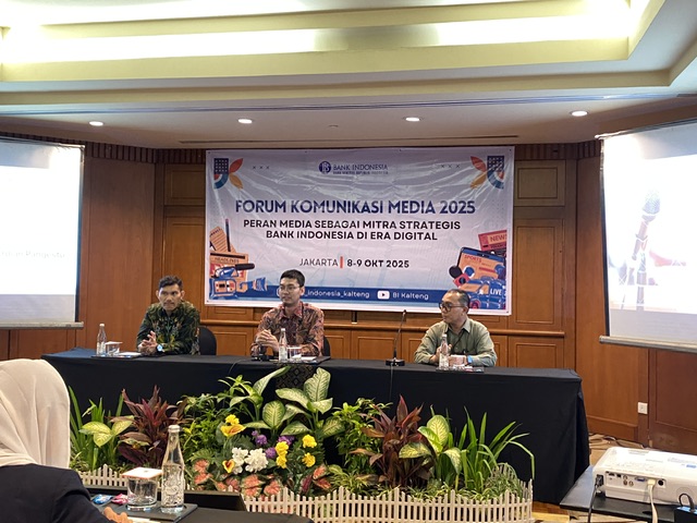 Tingkatan Pemahaman Teknologi Digital, KPwBI Kalteng Gelar Forum Komunikasi Media 2025