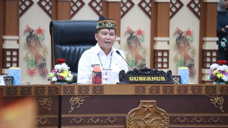 Gubernur Kalteng H. Agustiar Sabran Buka Rapat Koordinasi Optimalisasi Pendapatan Asli Daerah Sektor Perkebunan dan Kehutanan