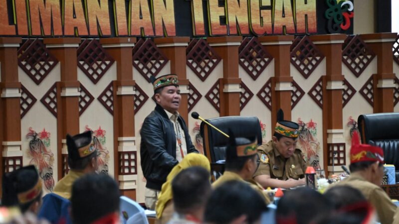 Gubernur H. Agustiar Sabran Pimpin Rapat Koordinasi Optimalisasi PAD Sektor Pertambangan