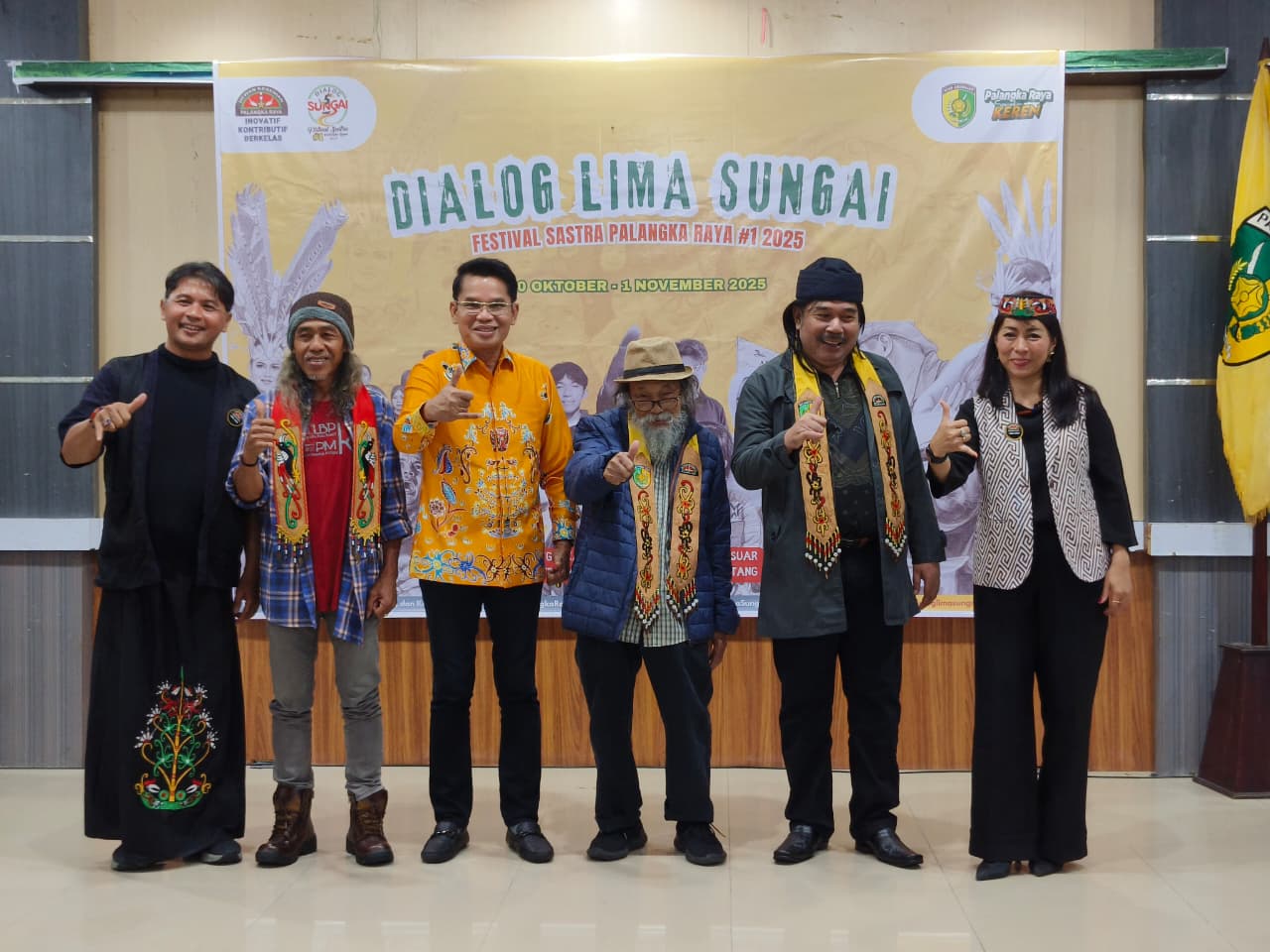 Dewan Kesenian Kota Palangka Raya (DKPR) Gelar Dialog Lima Sungai “Festival Sastra Palangka Raya #1 Tahun 2025”