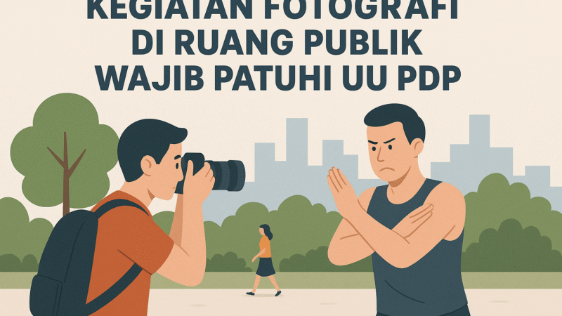 Kegiatan Fotografi di Ruang Publik Wajib Patuhi UU PDP