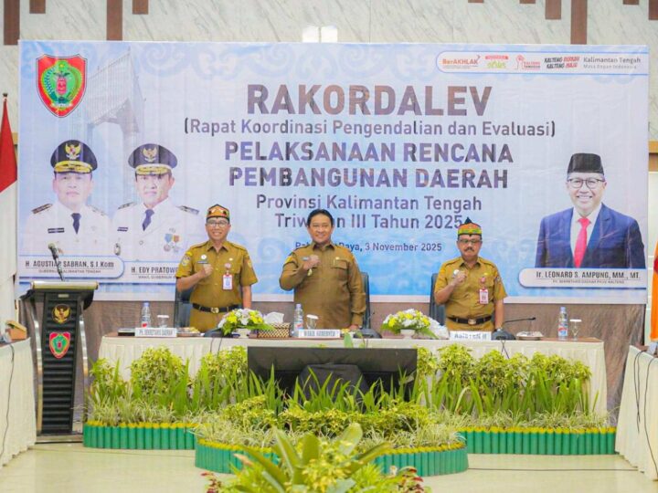 Wagub Kalteng Edy Pratowo Hadiri Rakordalev Pelaksanaan Rencana Pembangunan Daerah Triwulan III