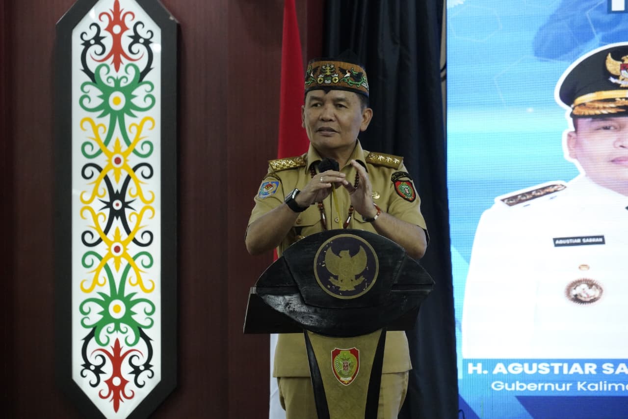 Gubernur Kalteng Agustiar Sabran Buka Rakor dan Sinkronisasi Data Desa Program Huma Betang Wilayah Timur