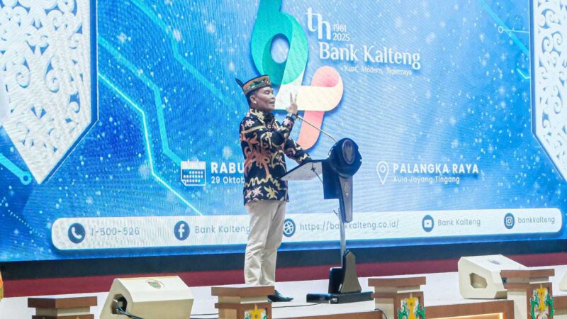 Gubernur Kalteng Agustiar Sabran Hadiri Malam Silaturahmi Memperingati HUT ke-64 PT Bank Kalteng